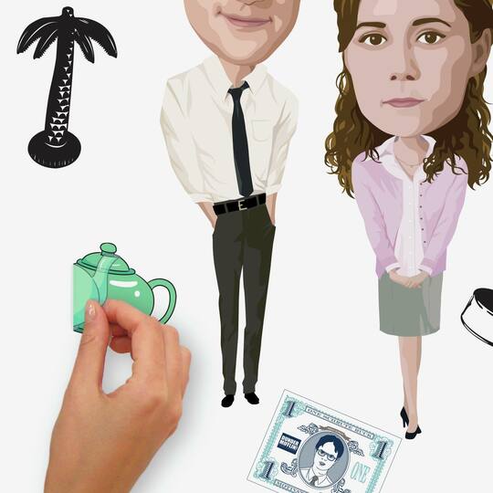 RoomMates The Office Peel & Stick Wall Decals